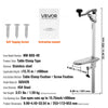 VEVOR Commercial Can Opener, Heavy-Duty Manual Tabletop Cans Opener for Cans Up to 15.75 in Height, Height-Adjustable Can Openers Fixed with Screws & Table Clamp, for Restaurant, Hotel, and Food Store