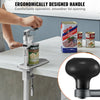 VEVOR Manual Can Opener, Sturdy Table-Mounted Opener for Big Cans, Durable with Stand, Height-Adjustable Professional Bottle Opener, Suitable for Cans Up to 15.7" High, Ideal for Restaurants, Hotel