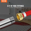 VEVOR Pipe Fittings, 3/4" 12PCS Brass Pipe Fittings, Clamp-style 3/4 NPT Pipe Connector Brass Air Fittings, Heavy Duty Plumbing Fittings NPT Adapter for Heating/Shower Systems, Water Pipes