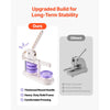 VEVOR Button Maker Machine, 1.25"/2.25"/3"(32/58/75 mm), Quick-Change Plastic Pin Maker with 300pcs Button Parts, Circle Cutter and Magic Book, Reinforced Handle, for DIY Badges, Pins, Key Chains