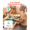 VEVOR Button Maker Machine, 2.25" / 58 mm, Quick-Change Plastic Pin Maker with 100pcs Button Parts, Circle Cutter and Magic Book, Reinforced Ergonomic Handle, for DIY Badges, Pins, Key Chains
