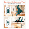 VEVOR Yoga Stand Frame, Max 440.9 lbs Load Swing Stand, Triangular Structure Pull Up Stands, Aerial Silk Stands with EVA Foam & 6.6-yard Yoga Hammock, 4-Level Horizontal & 6-Level Vertical Adjustment