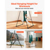 VEVOR Yoga Stand Frame, Max 440.9 lbs Load Swing Stand, Triangular Structure Pull Up Stands, Aerial Silk Stands with EVA Foam & 6.6-yard Yoga Hammock, 4-Level Horizontal & 6-Level Vertical Adjustment