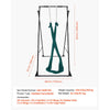 VEVOR Yoga Stand Frame, Max 440.9 lbs Load Swing Stand, Triangular Structure Pull Up Stands, Aerial Silk Stands with EVA Foam & 6.6-yard Yoga Hammock, 4-Level Horizontal & 6-Level Vertical Adjustment