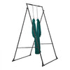 VEVOR Yoga Stand Frame, Max 440.9 lbs Load Swing Stand, Triangular Structure Pull Up Stands, Aerial Silk Stands with EVA Foam & 6.6-yard Yoga Hammock, 4-Level Horizontal & 6-Level Vertical Adjustment
