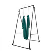 VEVOR Yoga Stand Frame, Max 440.9 lbs Load Swing Stand, Triangular Structure Pull Up Stands, Aerial Silk Stands with EVA Foam & 6.6-yard Yoga Hammock, 4-Level Horizontal & 6-Level Vertical Adjustment