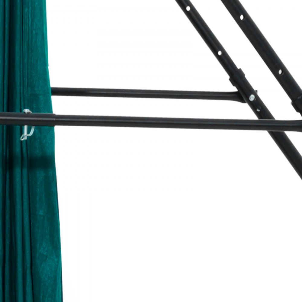 VEVOR Yoga Stand Frame, Max 440.9 lbs Load Swing Stand, Triangular Structure Pull Up Stands, Aerial Silk Stands with EVA Foam & 6.6-yard Yoga Hammock, 4-Level Horizontal & 6-Level Vertical Adjustment