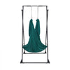 VEVOR Yoga Stand Frame, Max 440.9 lbs Load Swing Stand, Triangular Structure Pull Up Stands, Aerial Silk Stands with EVA Foam & 6.6-yard Yoga Hammock, 4-Level Horizontal & 6-Level Vertical Adjustment