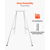 VEVOR Yoga Stand Frame, 9.6 ft Length Swing Stand, Max 551.2 lbs Load Triangular Structure Aerial Rig, Aerial Silk Stands for Yoga Enthusiasts, Non-Slip Base, Lightweight, Detachable Design