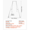 VEVOR Yoga Stand Frame, 9.6 ft Length Swing Stand, Max 551.2 lbs Load Triangular Structure Aerial Rig, Aerial Silk Stands for Yoga Enthusiasts, Non-Slip Base, Lightweight, Detachable Design