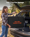 VEVOR Camping Kitchen Table, Slim-Fold Cook Station, Portable Folding Table, with Side Table, Heat Resistant Tabletop, and Carrying Bag, Ideal for Outdoor Picnics, BBQs, Camping, RV Traveling