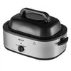 VEVOR Electric Roaster Oven, 18 Qt 1450W, Turkey Roasting Pan, Viewing Self-Basting Lid, 150-450°F Adjustable Heat, Countertop Turkey Cooker with Defrost and Warm Functions, Removable Pan and Rack