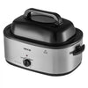 VEVOR Electric Roaster Oven, 22 Qt 1450W, Turkey Roasting Pan, Viewing Self-Basting Lid, 150-450°F Adjustable Heat, Countertop Turkey Cooker with Defrost and Warm Functions, Removable Pan and Rack