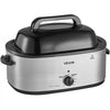 VEVOR Electric Roaster Oven, 22 Qt 1450W, Turkey Roasting Pan, Viewing Self-Basting Lid, 150-450°F Adjustable Heat, Countertop Turkey Cooker with Defrost and Warm Functions, Removable Pan and Rack