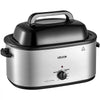 VEVOR Electric Roaster Oven, 26 Qt 1450W, Turkey Roasting Pan, Viewing Self-Basting Lid, 150-450°F Adjustable Heat, Countertop Turkey Cooker with Defrost and Warm Functions, Removable Pan and Rack