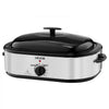 VEVOR Roaster Oven, 14QT Fast-Cooking Turkey Roaster, 150-450℉ Adjustable Temperature Electric Roasting Pan with Self-Basting Lid, Roasting Lift-Out Rack, Defrost & Warm Function, Fits 18lb Turkey
