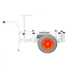 VEVOR Beach Fishing Cart, 350 lbs Load Capacity, Fishing Cart Wagon with Heavy-Duty Aluminum Alloy Frame, 16.5 in All-Terrain PU Balloon Tires, 8 Rod Holders, for Outdoor Activities Camping Picnic