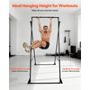 VEVOR Yoga Stand Frame, Max 440.9 lbs Load Swing Stand, Triangular Structure Yoga Aerial Rig, Aerial Silk Stands with EVA Foam, 4-Level Horizontal & 6-Level Vertical Adjustment, Multi-Functional