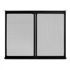 VEVOR RV Screen Door Protector, 24.5 x 20 inch Door Grille, Easy to Install and Disassemble, Reinforced Breathable Protective Mesh, Aluminum Alloy Camper RV Entry Protector for Pet Protection, Black