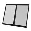 VEVOR RV Screen Door Protector, 24.5 x 20 inch Door Grille, Easy to Install and Disassemble, Reinforced Breathable Protective Mesh, Aluminum Alloy Camper RV Entry Protector for Pet Protection, Black