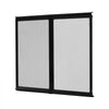 VEVOR RV Screen Door Protector, 22.5 x 20 inch Door Grille, Easy to Install and Disassemble, Reinforced Breathable Protective Mesh, Aluminum Alloy Camper RV Entry Protector for Pet Protection, Black