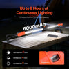 VEVOR Underhood Work Light, 2300LM, 6000mAh Rechargeable Bright LED Light, Portable Cordless Mechanic Work Light Bar with Hooks, for Car Repairing Inspection Garage Workshop Emergency Home Lighting