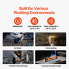 VEVOR Underhood Work Light, 1250LM, 6000mAh Rechargeable Magnetic Bright LED Light, Portable Cordless Mechanic Work Light Bar, for Car Repairing Inspection Garage Workshop Emergency Home Lighting