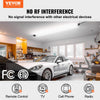 VEVOR 10 Pack LED Shop Light, 4 FT, 40W Linkable Shop Light Fixture, 4500 LM Surface & Hanging Mount Ceiling Lights 59 in Power Cords with ON/OFF Switch, for Garage Warehouse Home Workshop and Office