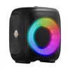 VEVOR Karaoke Machine for Adults, 15W, 4-inch Portable Bluetooth Speaker with 2 Wireless Microphones, LED Light, TWS Function, Handle, Supports Micro TF Card, USB, AUX, for Home Karaoke Party Singing