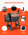 VEVOR wood pellet grill smoker (image 4)
