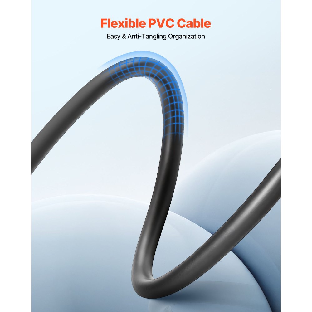 VEVOR XLR Cable 100 ft, 2 Pack, Shielded Balanced DMX Male to Female Microphone Cables, Gold-Plated 3-Pin XLR Mic Speaker Cord Wires, for Stage Lighting, Microphones, Amplifier, Mixer, Speaker Systems