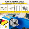 VEVOR K72-125 Lathe Chuck, 5 Inch, 4-Jaw, Independent Metal Lathe Chuck with Reversible Jaw, Cast Iron Body, 0.276 -2.244 in Internal 1.89 -4.92 in External Jaw Clamping Range, for Lathes Machine