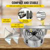 VEVOR K72-125 Lathe Chuck, 5 Inch, 4-Jaw, Independent Metal Lathe Chuck with Reversible Jaw, Cast Iron Body, 0.276 -2.244 in Internal 1.89 -4.92 in External Jaw Clamping Range, for Lathes Machine