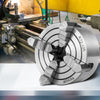 VEVOR K72-125 Lathe Chuck, 5 Inch, 4-Jaw, Independent Metal Lathe Chuck with Reversible Jaw, Cast Iron Body, 0.276 -2.244 in Internal 1.89 -4.92 in External Jaw Clamping Range, for Lathes Machine