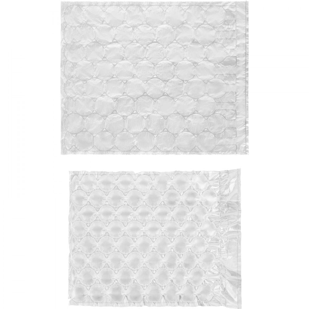 VEVOR Air Cushion Film, 984Ft Length Air Pillow Bubble Bags Film, 16 Inch Width Film, Roll Bubble Bags Film for Wrap Machine
