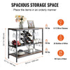 VEVOR 40 Inch Industrial Bar Cabinet, Wine Table for Liquor and Glasses, Sideboard Buffet Cabinet with Glass Holder & Wine Rack, Freestanding Farmhouse Wood Coffee Bar Cabinet for Living Room Home Bar