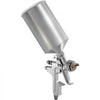 VEVOR HVLP Air Spray Gun, Professional Gravity Feed Sprayer Piant Automotive 1.3mm 1.7mm Stainless Nozzles 1000cc Copper Cup with MPS Adapter and Air Regulator for Primer, Clear & Top Coat, Touch Up