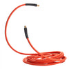 VEVOR Air Hose, 3/8'' x 50FT Rubber Air Compressor Hose, 300 PSI Kink-Resistant Pneumatic Hoses with 1/4-inch Solid MNPT Bras Fittings, Three-Layer Construction, All-Weather Flexibility