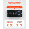 VEVOR Greenhouse Air Circulation Fan, 5800 CFM Powerful Air Circulator Electric Fan, 10 Speeds, 3 Switchable Modes, LCD Control, Ceiling Wall Mount, Fast Ventilation for Greenhouse, Patio, Garage