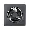VEVOR Solar Powered Fan, 25W Solar Panel with 220 CFM Airflow, Adjustable Panel Angle, 2030 RPM High-Speed, Flexible Install, Fast Air Exchange for Greenhouse, Grow Tents, Chicken Coops, Shelters