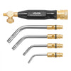 VEVOR Air Acetylene Torch Kit, Acetylene Gas Welding Tool with 11.8FT Rubber Hose, 4 Welding Tips & CGA200 Regulator, Swirl Frame Gas Brazing Torch Kit for Home DIY and Industrial Metalworking