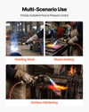 VEVOR Air Acetylene Torch Kit, Acetylene Gas Welding Tool with 11.8FT Rubber Hose, PL-8A Self-Lighting Welding Tip & CGA200 Regulator, Swirl Frame Brazing Torch Kit for Home Industrial Metalworking