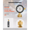 VEVOR Air Acetylene Torch Kit, Acetylene Gas Welding Tool with 11.8FT Rubber Hose, Self-Lighting Welding Tip & CGA200 Regulator, Swirl Frame Brazing Torch Kit with Cylinder Stand for Metalworking
