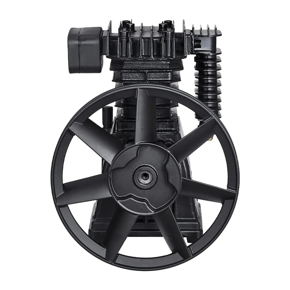 VEVOR Air Compressor Pump Head, 3HP 5.8CFM @ 90PSI, Twin Cylinder Oil Lubricated Air Compressor Piston Pump Head, Single-Stage Aluminum Air Compressor Pump Replacement with Max. 116PSI Pressure