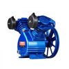 VEVOR Air Compressor Pump Head, 3HP 6.25CFM @ 90PSI, Twin Cylinder Oil Lubricated Air Compressor Piston Pump Head, Single Stage V-Type Cast Iron Air Compressor Pump Replacement with Max. 116PSI Pressure