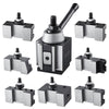 VEVOR Quick Change Tool Post Set, 8 Pcs, Includes Lathe Tool Holders, Piston Type Tool Post with Turning Tool Holder Accessories, for Mini Lathe & Metal Lathe 10"-15" Swing, Durable Steel Material