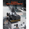 VEVOR Quick Change Tool Post Set, 8 Pcs, Includes Lathe Tool Holders, Wedge Type Tool Post with Turning Tool Holder Accessories, Fit for Mini Lathe & Metal Lathe 6"-12" Swing, Durable Steel Material