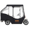 VEVOR Golf Cart Enclosure, 420D Polyester Driving Enclosure with 4-Sided Transparent Windows, 4 Passenger Club Car Covers for 2+2 Passenger Golf Carts, Sunproof and Dustproof Outdoor Cart Cover