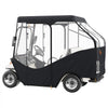 VEVOR Golf Cart Enclosure, 420D Polyester Driving Enclosure with 4-Sided Transparent Windows, 4 Passenger Club Car Covers for 2+2 Passenger Golf Carts, Sunproof and Dustproof Outdoor Cart Cover