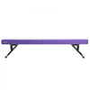 VEVOR Adjustable Balane Beam for Kids, 8FT Gymnastics Beam, High and Low Floor Beams of 5 Adjustable Heights for All Gymnastic Levels, Professional Gymnastic Equipment for Home and Gym Center, Purple